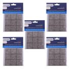 Jogo 45 Feltros Deslizantes Autocolantes 30mm Para Móveis Cadeira Sofá Cama Puff Kit Proteção Piso Parede Cortados À Laser