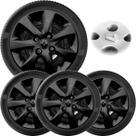 Jogo 4x Calota CLIO 2000 a 2016 Aro 13 Black Piano AR6004