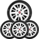 Jogo 4x Calota Fiat Siena e Palio 2009 a 2010 aro 13 074cb