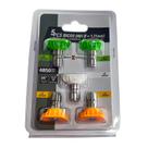 Jogo 5 Bicos 040 (diam. 1,21mm) - 2 Verdes 25, 2 Amarelos 15, 1 Branco 40