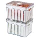 Jogo 5 Organizador de Armários Geladeira 3,8L Multiuso Tampa