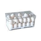 Jogo 5 Organizadores De Geladeira Porta Ovos 40un 6,8l Tampa