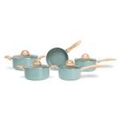 Jogo 5 Panelas Indução Botanika Antiaderentes Ceramic Life Brinox