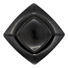 Jogo 5 Pratos Quadrado 5 Cumbucas 400ml Preto - Top