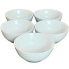 Jogo 5 Tigelas 250ml - Açai - Kit Porcelana branca Jogo 5 Tigelas 250ml - Açai - Kit Porcelana branca