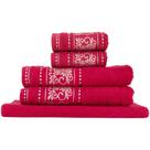 Jogo 5 Toalhas Banhão Gigante Rosto Piso Algodão Macia Fio Penteado Vicenza