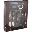 Jogo 5pc para Vinho Harmoniza Pre Tramontina Preto