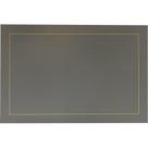 Jogo 6 Americano Classic Pu 45x30cm Chumbo