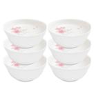 Jogo 6 Bowl Tigela Cumbuca Caldos Sobremesas Flowers Bord Vidro 400ml Em Casa Tem Jogo 6 Bowl Tigela Cumbuca Caldos Sobremesas Flowers Bord Vidro 400ml Em Casa Tem