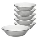 Jogo 6 Bowls Vidro Transparente Acquamarine 15cm Jogo 6 Bowls Vidro Transparente Acquamarine 15cm