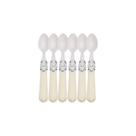 Jogo 6 Colheres Café Romantic Pérola 17 cm Mimo ATJ07CF