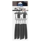 Jogo 6 Colheres De Mesa New Caprese Preto Fratelli Inox Jogo 6 Colheres De Mesa New Caprese Preto Fratelli Inox