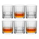 Jogo 6 Copo de Whisky Vidro Baixo Rocks Cristalle Drink Uisque Negroni Lapidado Haüskraft 310ml