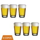 Jogo 6 Copo Vidro Transparente 350ml Caldereta Cerveja Jogo 6 Copo Vidro Transparente 350ml Caldereta Cerveja