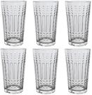 Jogo 6 Copos 320ml 13cm Drop Em Vidro