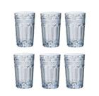 Jogo 6 Copos Barroco em Vidro 380ml - Casambiente