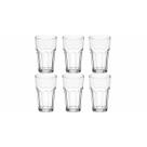 Jogo 6 Copos de Vidro 365ml para Água Suco Drink Jogo 6 Copos de Vidro 365ml para Água Suco Drink