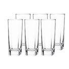 Jogo 6 Copos de Vidro Miami 320ml Long Drink Transparente - Quality Glass
