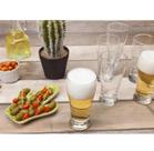 Jogo 6 Copos De Vidro Para Chopp 195ML