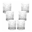 Jogo 6 Copos De Whisky De Vidro Transparente 340ml - Gamma