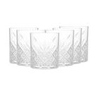 Jogo 6 Copos de Whisky de Vidro Transparente 340ml - Gamma