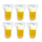Jogo 6 Copos Dupla Parede Suco Drink 350ml Bugatti