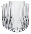 Jogo 6 Copos Opera Long Drink 360ml Suco Água Vidro Nadir
