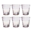 Jogo 6 Copos Shot Vidro Cachaça Vodka Tequila Dose 45mL Bar