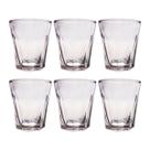 Jogo 6 Copos Shot Vidro Tequila Cachaça Vodka Dose 45ml Bar