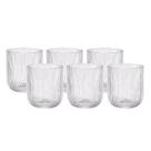 Jogo 6 Copos Vidro 270ml Sleek Copo Água Suco Bebidas Bar Cozinha