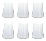 Jogo 6 Copos Vidro Crystal Titânio Bohemia Xtra Alto 350 Ml