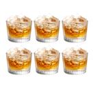 Jogo 6 Copos Whisky 300ml Drinks Bebidas Bar Transparente Cristal Vidro Baixo Uisque Resistente Luxo Jogo 6 Copos Whisky 300ml Drinks Bebidas Bar Transparente Cristal Vidro Baixo Uisque Resistente Luxo
