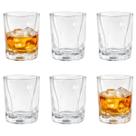 Jogo 6 Copos Whisky Baixos De Vidro 250ml , Uisque, Drinks Cristal