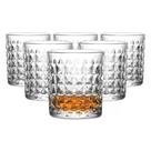 Jogo 6 Copos Whisky de Vidro Grosso Resistente Drink 273ml