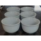 Jogo 6 Cumbucas 200ml - Tigelas - Kit Porcelana branca (2) Jogo 6 Cumbucas 200ml - Tigelas - Kit Porcelana branca (2)