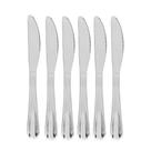 Jogo 6 Facas de Sobremesa Conjunto Aço Inox Positano 16cm Lyor