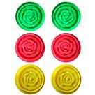 Jogo 6 Formas de Silicone 200ml Modelo Rosas 13cm Saldão