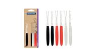 Jogo 6 Mini Garfo Petisco Inox Queijo Tábua Frios - Tramontina