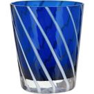 JOGO 6 PEÇAS COPO VIDRO 350ml 10x9x9cm AZUL