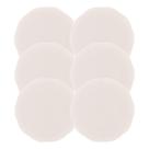 Jogo 6 Prato De Sobremesa Porcelana New Bone Butterfly Branco Off White Lyor 19cm