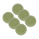 Jogo 6 Pratos de Sobremesa Frisada Verde Scalla 1ª Linha