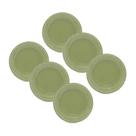 Jogo 6 Pratos de Sobremesa Frisada Verde Scalla 1ª Linha