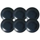 Jogo 6 Pratos Fundos 830ml Cerâmica Orgânica Porto Brasil Bi