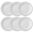Jogo 6 Pratos Raso 26cm Porcelana Schmidit Linha Pomerode Jogo 6 Pratos Raso 26cm Porcelana Schmidit Linha Pomerode