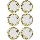 Jogo 6 Pratos Rasos Bio Limonata 27,5cm Cerâmica Porto Brasil Mesa Jantar Jogo 6 Pratos Rasos Bio Limonata 27,5cm Cerâmica Porto Brasil Mesa Jantar