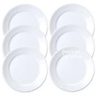 Jogo 6 Pratos Rasos Porcelana Bar Hotel Germer 2a Linha