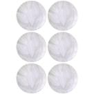 Jogo 6 Pratos Rasos Tramontina Arbo Porcelana Decorada 25cm Mesa Posta Jantar Almoço