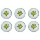 Jogo 6 Pratos Sobremesa 20cm Fibra Bambu - Produto Sintético