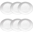 Jogo 6 Pratos Steak Grangusto Oval Branco - Bormioli Rocco