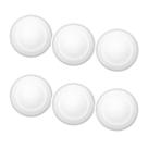 Jogo 6 Sousplats de Cristal Pearl Clear Wolff 32cm